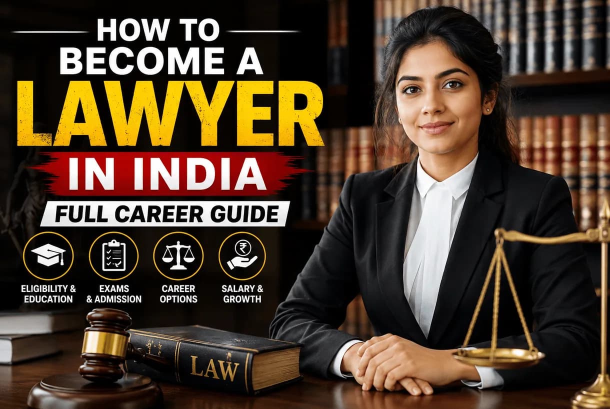 Roadmap showing how to become a lawyer in India after 12th through the CLAT exam