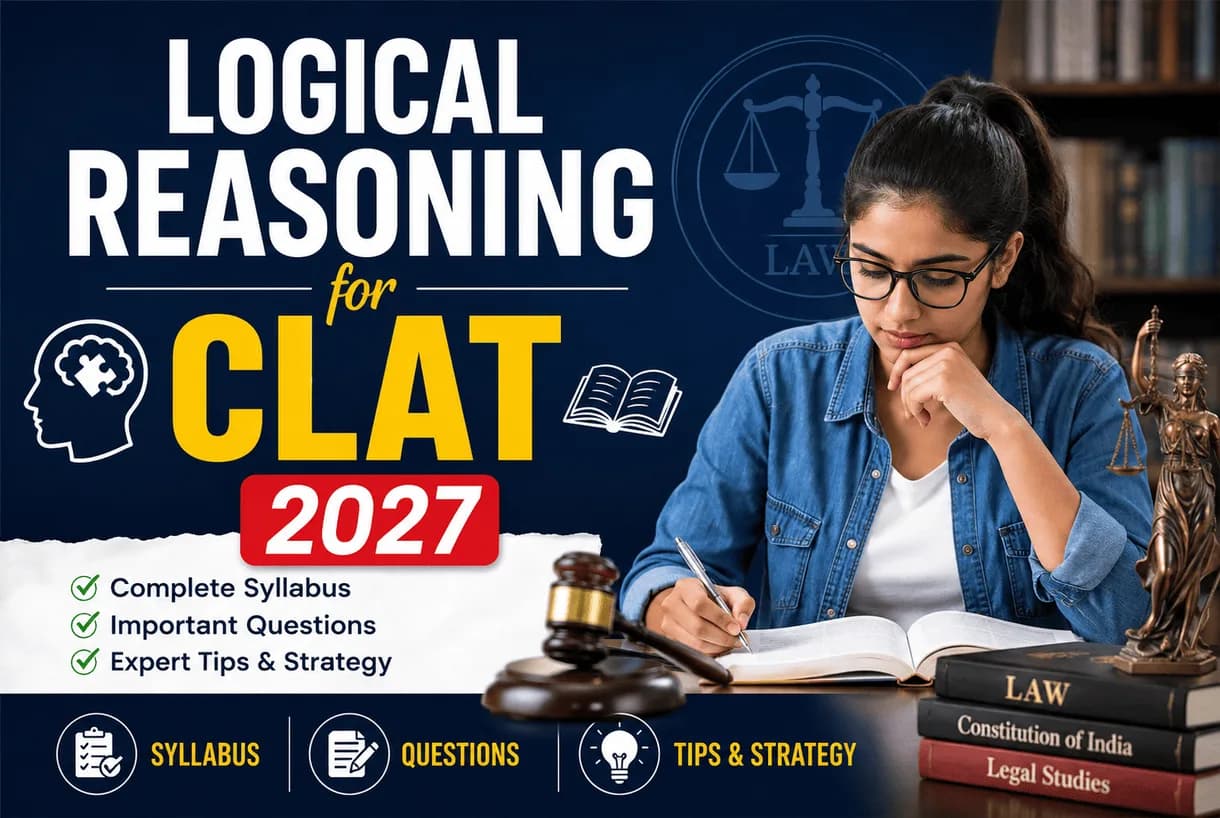 Student solving logical reasoning for CLAT passage based critical reasoning questions with expert faculty guidance