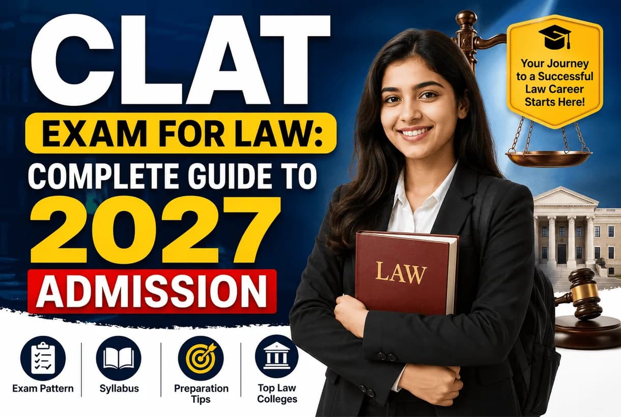 Students appearing for the CLAT exam for law admission to National Law Universities in India