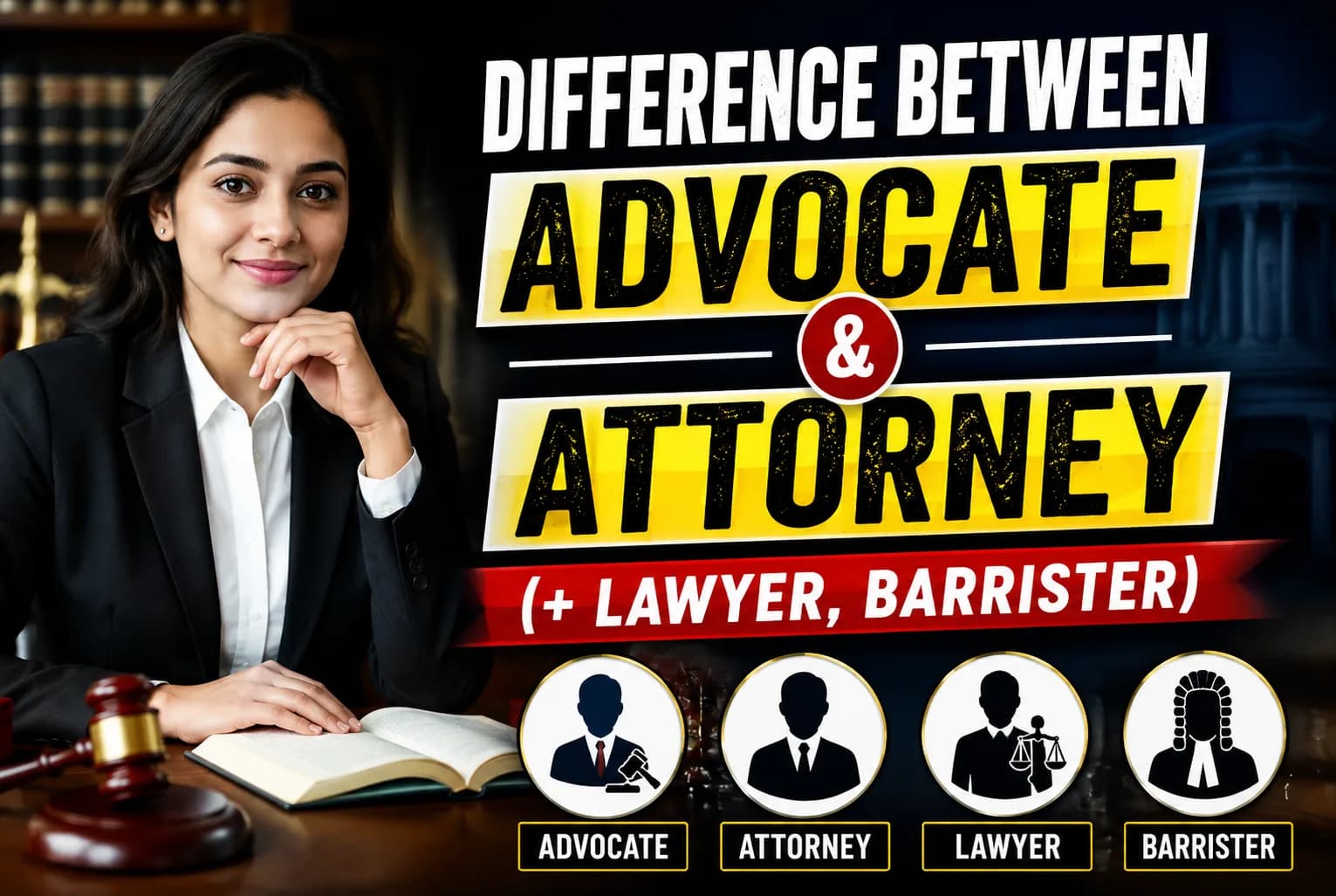Difference Between Advocate and Attorney