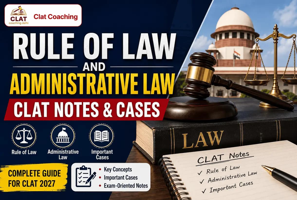 Rule of Law and Administrative Law: The CLAT Aspirant's Guide
