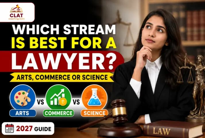 Which stream is best for a lawyer, comparing Arts, Commerce and Science for a law career after 12th