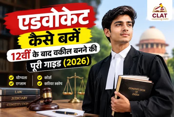 एडवोकेट कैसे बनें 12वीं के बाद वकील बनने की पूरी गाइड (2026)