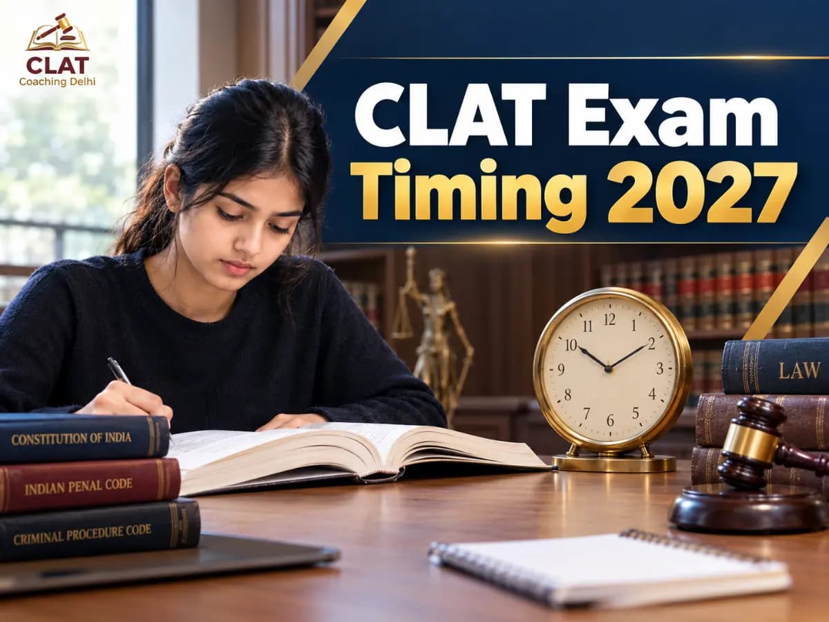 CLAT Exam Timing 2027