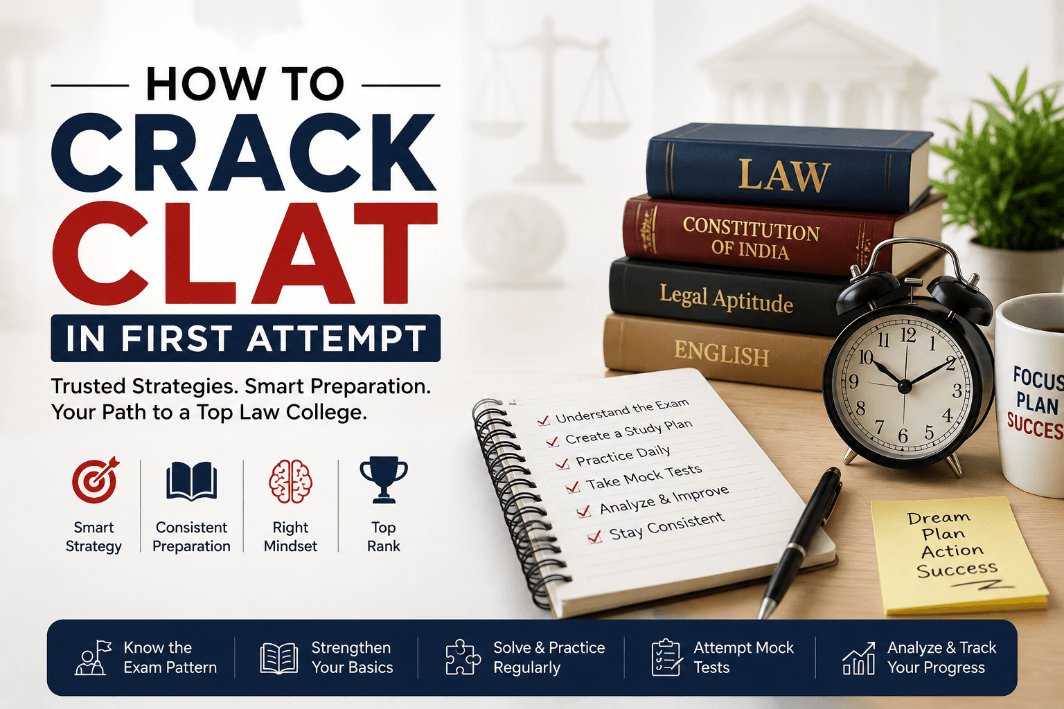 HOW TO CRACK CLAT IN FIRST ATTEMPT