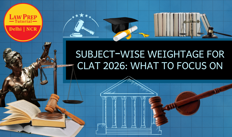 Subject-Wise Weightage for CLAT 2026: What to Focus On