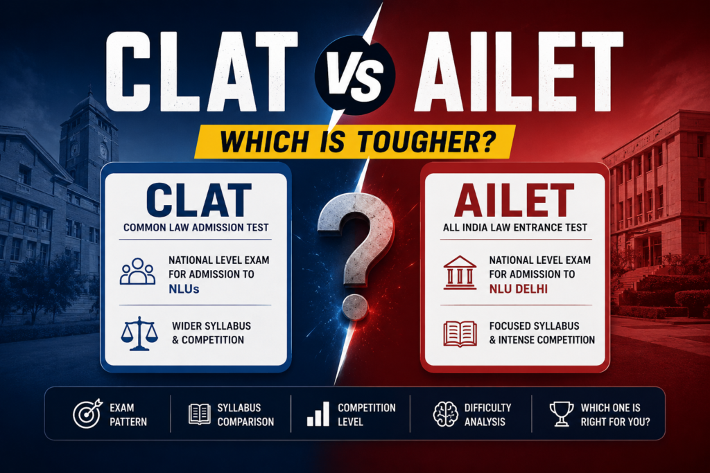 CLAT vs AILET — Which Is Tougher?